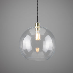 Eden Clear Sphere Pendant 35cm - View 1