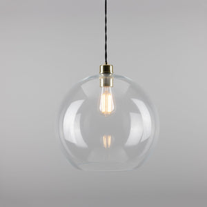 Eden Clear Sphere Pendant 35cm - View 2