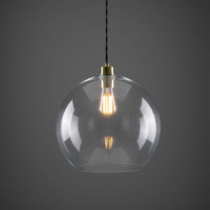 Eden Clear Sphere Pendant 35cm - View 3