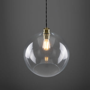 Eden Clear Sphere Pendant 35cm - View 5