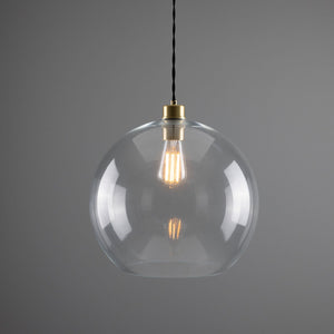 Eden Clear Sphere Pendant 35cm - View 14