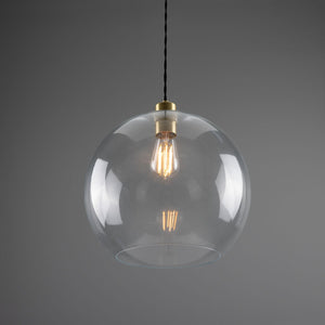 Eden Clear Sphere Pendant 35cm - View 15