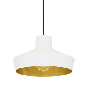 Passion Modern Brass Shade Pendant Light 32cm - View 3