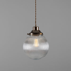 Stanley Prismatic Globe Pendant Light 20cm IP20 - Main View