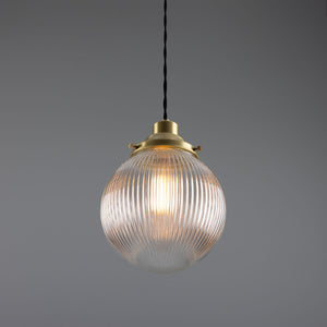 Stanley Prismatic Globe Pendant Light 20cm IP20 - View 14