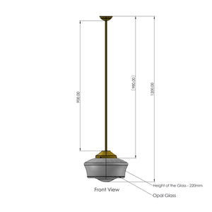 Sofia Schoolhouse Pendant - View 5