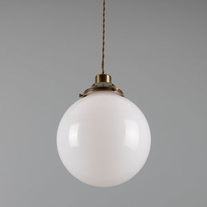 Gentry Opal Globe Pendant Light 25cm IP20 - View 2