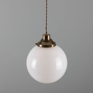Gentry Opal Globe Pendant Light 25cm IP20 - View 3