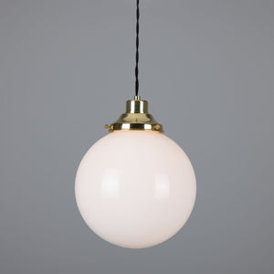 Gentry Opal Globe Pendant Light 25cm IP20 - View 9