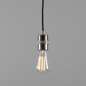 Devon Minimalist Bulb Brass Pendant Light 4.5cm IP20 - View 4