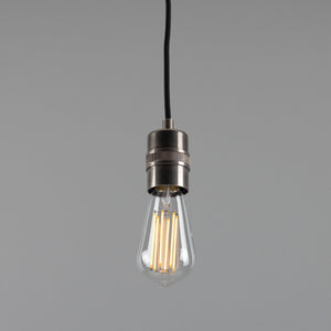 Devon Minimalist Bulb Brass Pendant Light 4.5cm IP20 - View 5