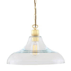 Clifton Railway Clear Glass Pendant - View 8