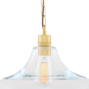 Clifton Railway Clear Glass Pendant - View 11