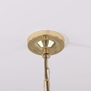 Hudson Vintage Glass Globe Cage Pendant Light 32cm - View 6