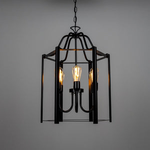 Portroe Indoor Hanging Pendant Lantern, 4-6 Light - View 3