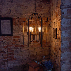 Portroe Indoor Hanging Pendant Lantern, 4-6 Light - View 11