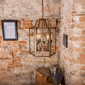 Portroe Indoor Hanging Pendant Lantern, 4-6 Light - View 12