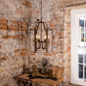 Portroe Indoor Hanging Pendant Lantern, 4-6 Light - View 16