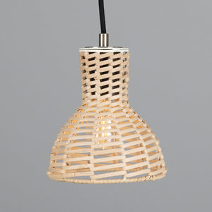 Malta Small Rattan Pendant Light 15cm - View 2