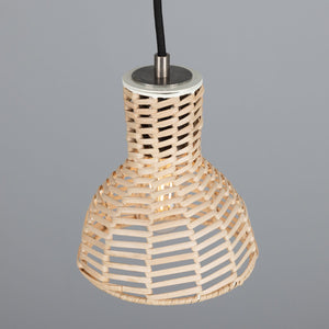 Malta Small Rattan Pendant Light 15cm - View 3