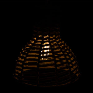 Malta Small Rattan Pendant Light 15cm - View 4