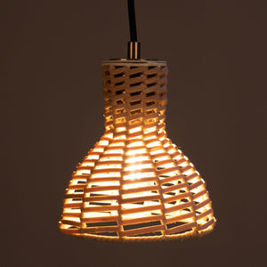 Malta Small Rattan Pendant Light 15cm - View 5