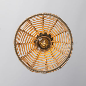 Malta Small Rattan Pendant Light 15cm - View 7