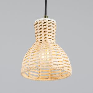 Malta Small Rattan Pendant Light 15cm - View 11
