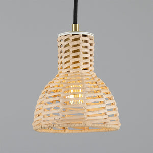 Malta Small Rattan Pendant Light 15cm - View 13