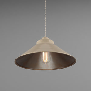 Rio Coloured Brass Pendant Light 38cm IP20 - View 2