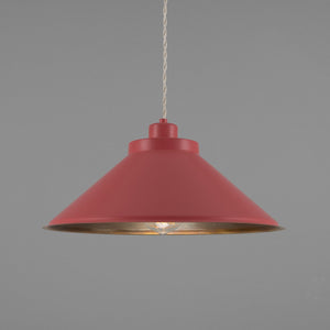 Rio Coloured Brass Pendant Light 38cm IP20 - View 9