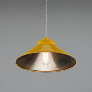 Rio Coloured Brass Pendant Light 38cm IP20 - View 38