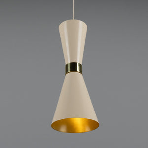 Cairo Mid-Century Coloured Pendant Light - View 13