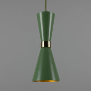 Cairo Mid-Century Coloured Pendant Light - View 21