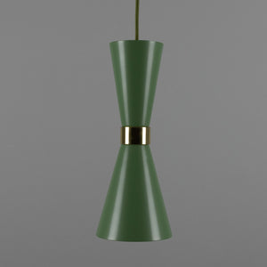 Cairo Mid-Century Coloured Pendant Light - View 22