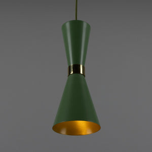 Cairo Mid-Century Coloured Pendant Light - View 23