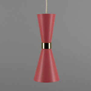 Cairo Mid-Century Coloured Pendant Light - View 2