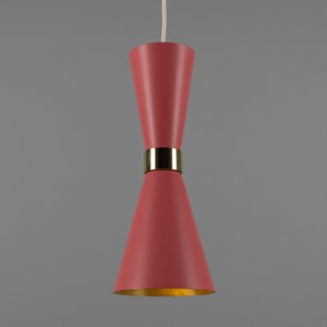 Cairo Mid-Century Coloured Pendant Light - Main View