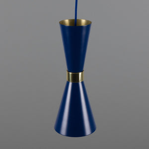 Cairo Mid-Century Coloured Pendant Light - View 19