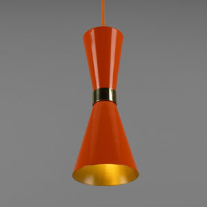 Cairo Mid-Century Coloured Pendant Light - View 33