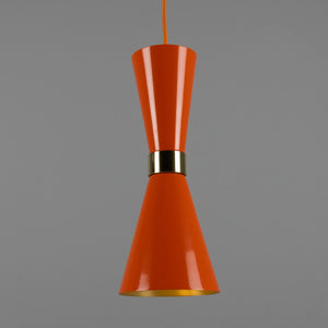 Cairo Mid-Century Coloured Pendant Light - View 31