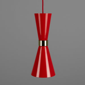 Cairo Mid-Century Coloured Pendant Light - View 37