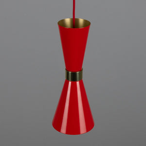 Cairo Mid-Century Coloured Pendant Light - View 39
