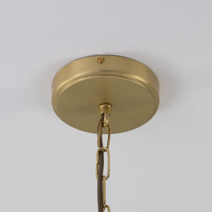 Dallas Modern Brass Dome Pendant Light 30cm - View 5