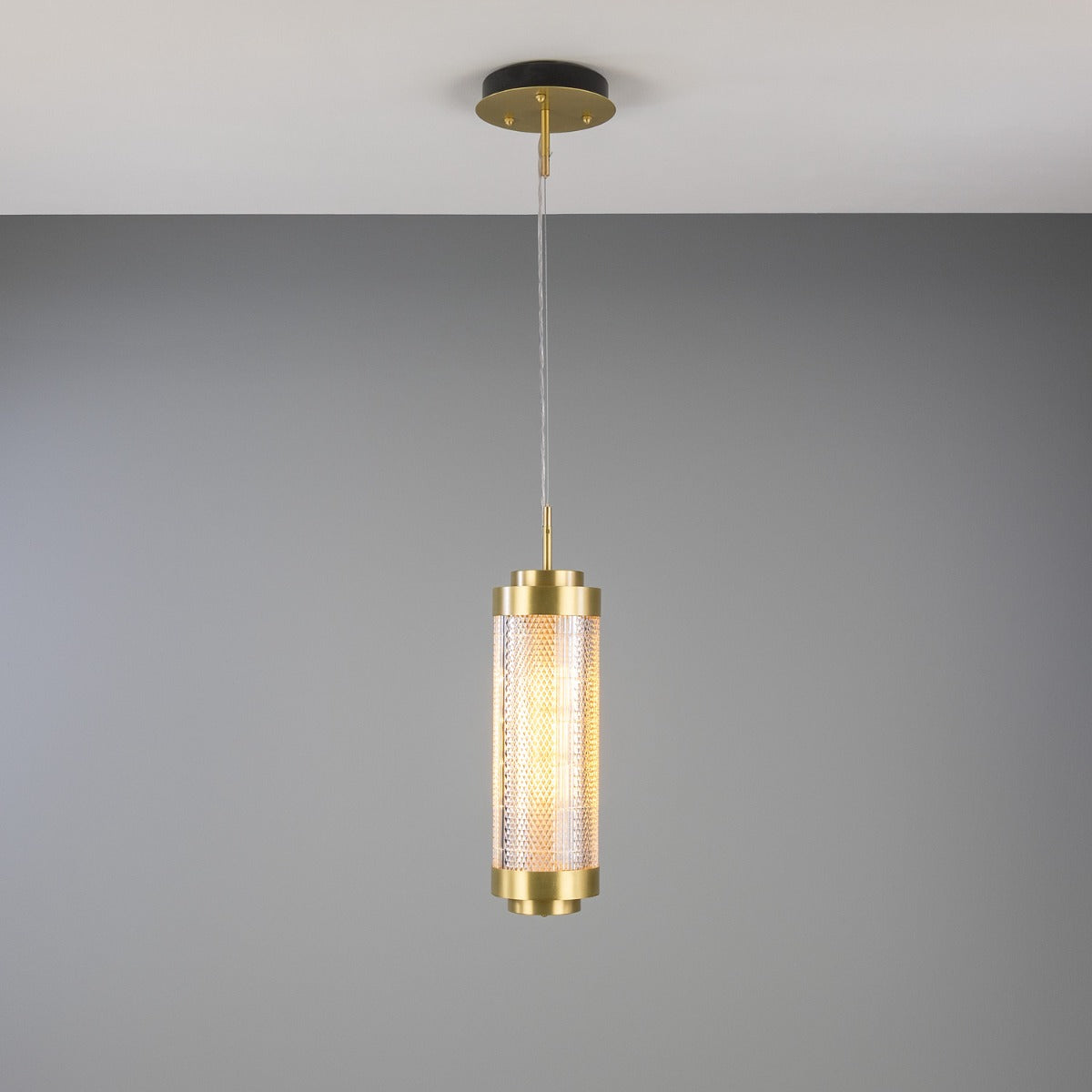 Ashford Small Neo-Victorian Vertical Pendant Light 58cm IP20 - View 2