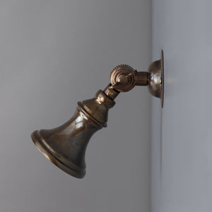Accra Traditional Small Brass Spotlight 8cm IP20 - View 2