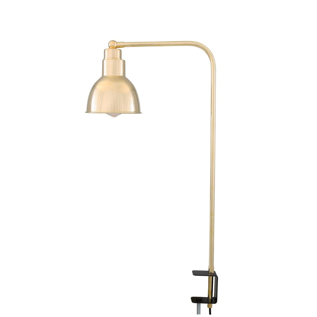 Baku Brass Table Lamp with Desk Clamp - View 2