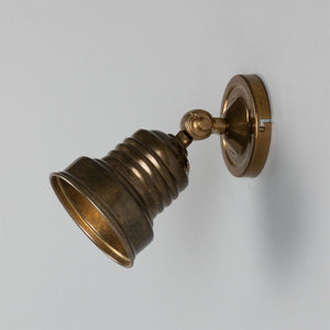 Sucre Adjustable Industrial Brass Spotlight 11.5cm IP20 - View 2