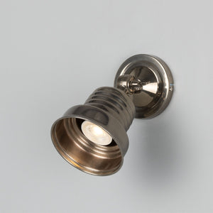 Sucre Adjustable Industrial Brass Spotlight 11.5cm IP20 - View 9