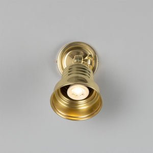 Sucre Adjustable Industrial Brass Spotlight 11.5cm IP20 - View 10